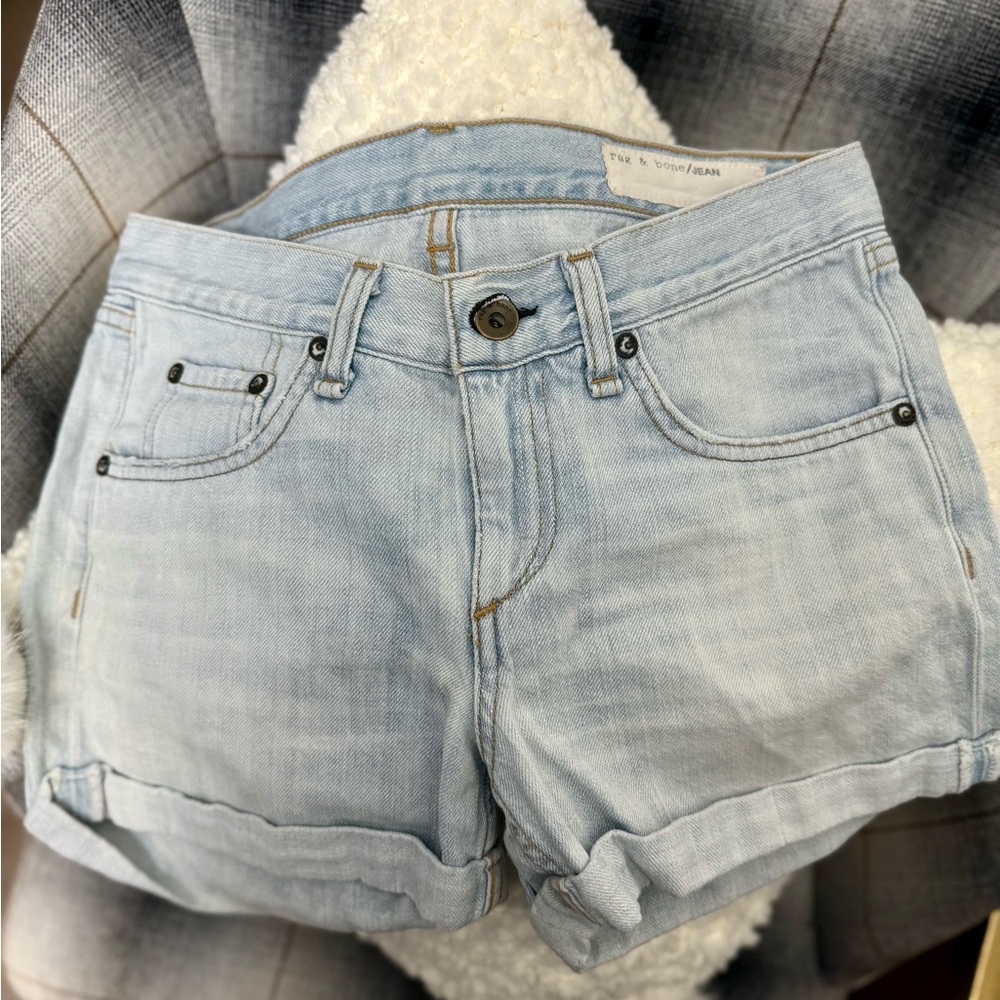 rag & bone Light Wash Jean Shorts